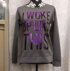 Juicy Couture "I woke up like this" sweater M